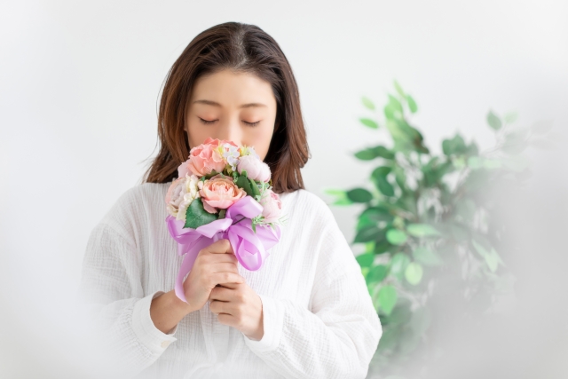 母の日 お花 癒し効果